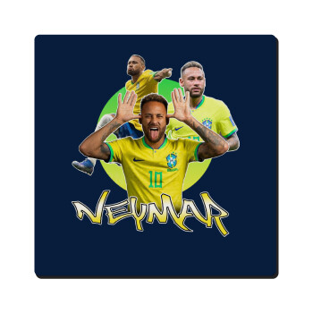 Neymar JR, Τετράγωνο μαγνητάκι ξύλινο 6x6cm