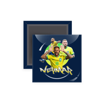 Neymar JR, Μαγνητάκι ψυγείου τετράγωνο διάστασης 5x5cm