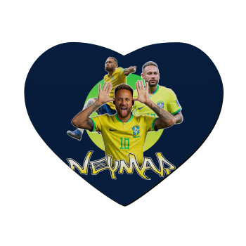 Neymar JR, Mousepad heart 23x20cm