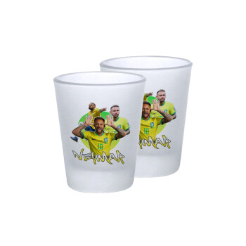 Neymar JR, Σφηνοπότηρα γυάλινα 45ml του πάγου (2 τεμάχια)