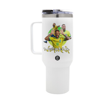 Neymar JR, Mega Tumbler με καπάκι, διπλού τοιχώματος (θερμό) 1,2L