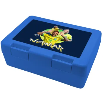 Neymar JR, Children's cookie container BLUE 185x128x65mm (BPA free plastic)