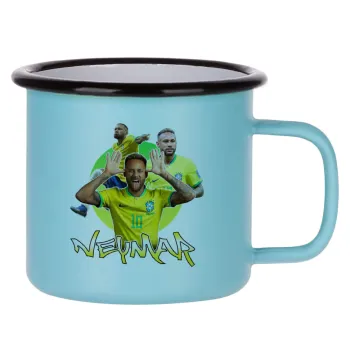 Neymar JR, Κούπα Μεταλλική εμαγιέ ΜΑΤ σιέλ 360ml