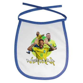 Neymar JR, Σαλιάρα μωρού αλέκιαστη με κορδόνι Μπλε