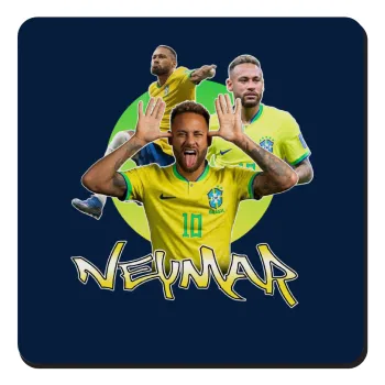 Neymar JR, Τετράγωνο μαγνητάκι ξύλινο 9x9cm
