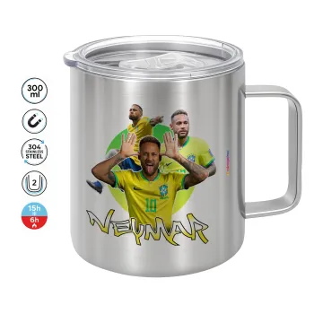 Neymar JR, Mug Stainless steel double wall 300ml