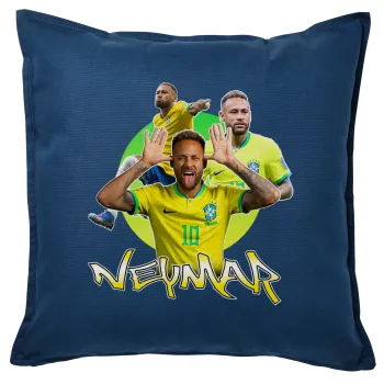 Neymar JR, Sofa cushion Blue 50x50cm includes filling