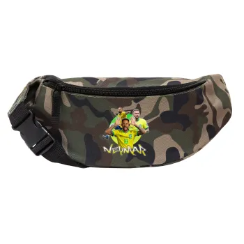 Neymar JR, Unisex waist bag (banana) in Jungle camouflage color with 2 pockets