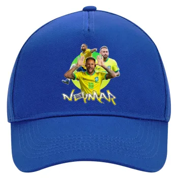 Neymar JR, Ultimate Adult Hat BLUE, (100% COTTON DRILL, ADULT, UNISEX, ONE SIZE)