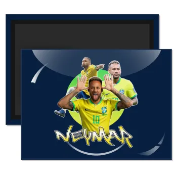 Neymar JR, Ορθογώνιο μαγνητάκι ψυγείου διάστασης 9x6cm