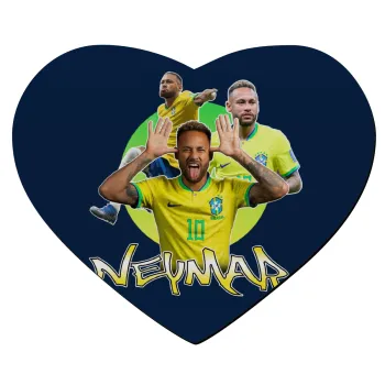 Neymar JR, Mousepad heart 23x20cm