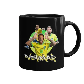 Neymar JR, Κούπα Μαύρη, κεραμική, 330ml