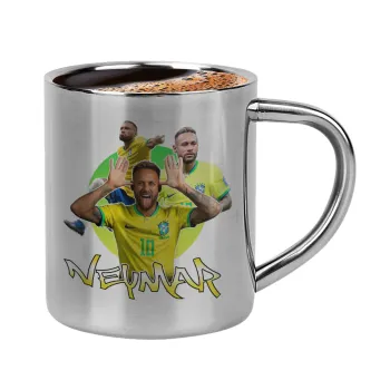Neymar JR, Double-wall metal cup for espresso (220ml)