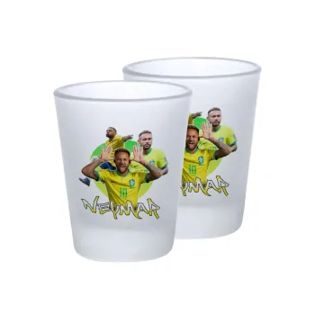 Neymar JR, Σφηνοπότηρα γυάλινα 45ml του πάγου (2 τεμάχια)