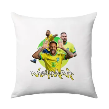 Neymar JR, Μαξιλάρι καναπέ 40x40cm περιέχεται το  γέμισμα