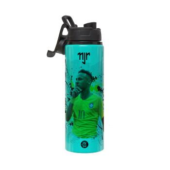 Neymar JR, Μεταλλικό παγούρι νερού με καπάκι ασφαλείας, αλουμινίου 850ml