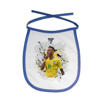 Neymar JR, Σαλιάρα μωρού αλέκιαστη με κορδόνι Μπλε