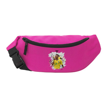 Neymar JR, Unisex waist bag (banana) in PINK color with 2 pockets