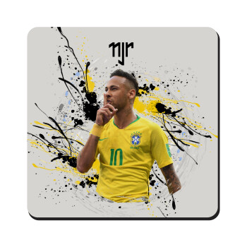 Neymar JR, Τετράγωνο μαγνητάκι ξύλινο 9x9cm