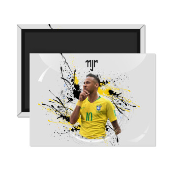 Neymar JR, Ορθογώνιο μαγνητάκι ψυγείου διάστασης 9x6cm