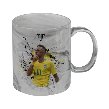 Neymar JR, Mug ceramic marble style, 330ml