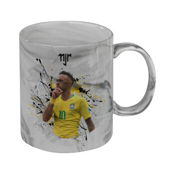 Neymar JR, Κούπα κεραμική, marble style (μάρμαρο), 330ml