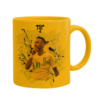 Neymar JR, Κούπα, κεραμική κίτρινη, 330ml (1 τεμάχιο)