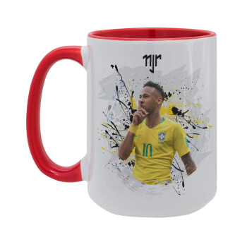Neymar JR, Κούπα Mega 15oz, κεραμική Κόκκινη, 450ml