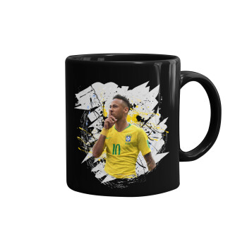 Neymar JR, Κούπα Μαύρη, κεραμική, 330ml