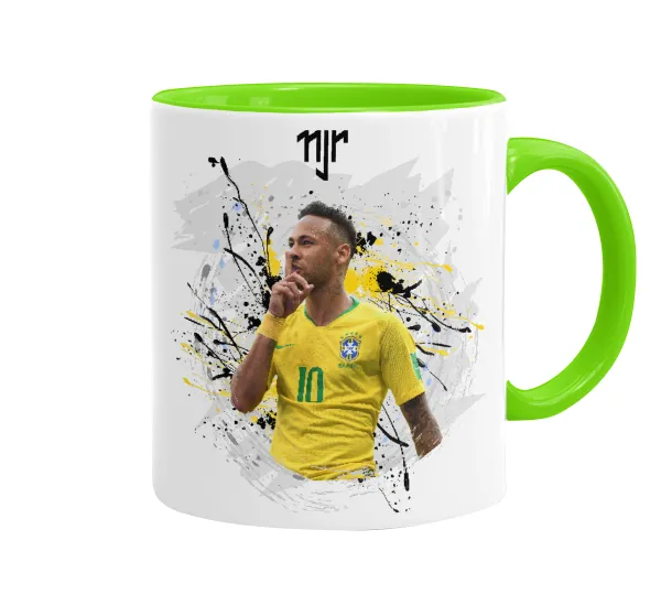 Neymar JR — Κούπα χρωματιστή βεραμάν, κεραμική, 330ml