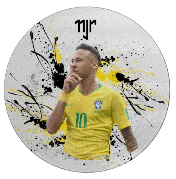 Neymar JR — Επιφάνεια κοπής γυάλινη στρογγυλή (30cm)