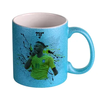 Neymar JR, Κούπα Σιέλ Glitter που γυαλίζει, κεραμική, 330ml