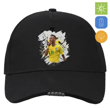 Neymar JR, Καπέλο Εργασίας & Δραστηριοτήτων με LED Φως - Ιδανικό για Νύχτα & Χαμηλό Φωτισμό (100% ΒΑΜΒΑΚΕΡΟ, ΕΝΗΛΙΚΩΝ, UNISEX)