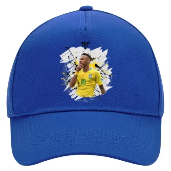 Neymar JR, Ultimate Adult Hat BLUE, (100% COTTON DRILL, ADULT, UNISEX, ONE SIZE)