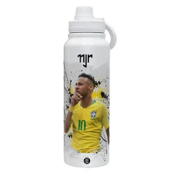 Neymar JR, Θερμός 1L Ανοξείδωτο με Βάση Κινητού & Διπλά Τοιχώματα