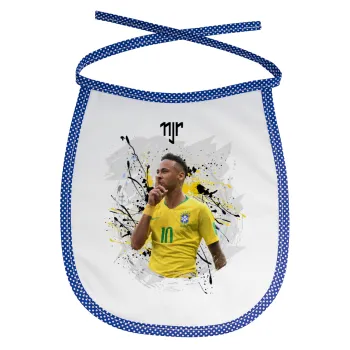 Neymar JR, Σαλιάρα μωρού αλέκιαστη με κορδόνι Μπλε