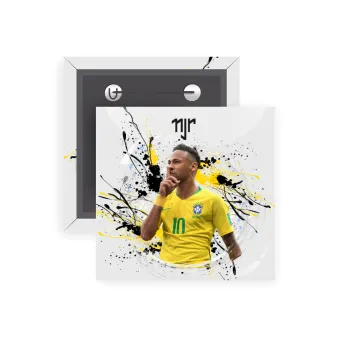 Neymar JR, Κονκάρδα παραμάνα τετράγωνη 5x5cm