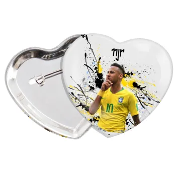 Neymar JR, Κονκάρδα παραμάνα καρδιά (57x52mm)