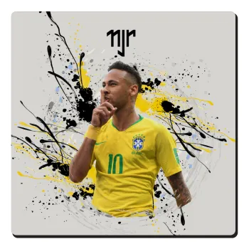Neymar JR, Τετράγωνο μαγνητάκι ξύλινο 6x6cm