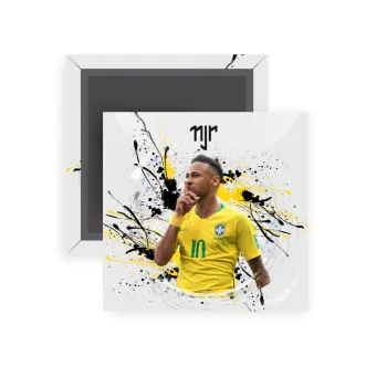Neymar JR, Μαγνητάκι ψυγείου τετράγωνο διάστασης 5x5cm