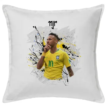 Neymar JR, Sofa cushion White 50x50cm includes filling