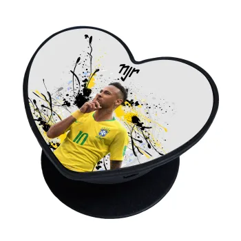 Neymar JR, Phone Holders Stand  καρδιά Μαύρο Βάση Στήριξης Κινητού στο Χέρι
