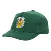 Children's Baseball Cap, 100% Cotton Drill, GREEN (COTTON, CHILDREN'S, ONE SIZE)