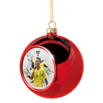 Neymar JR, Christmas tree ball Red 8cm