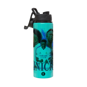 Vinicius Junior, Μεταλλικό παγούρι νερού με καπάκι ασφαλείας, αλουμινίου 850ml