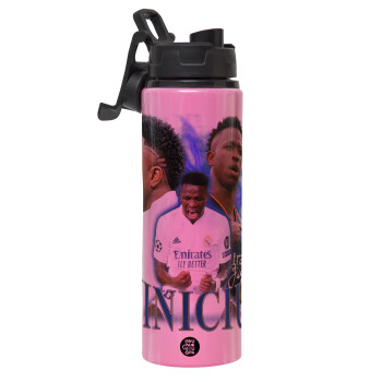 Vinicius Junior, Μεταλλικό παγούρι νερού με καπάκι ασφαλείας, αλουμινίου 850ml