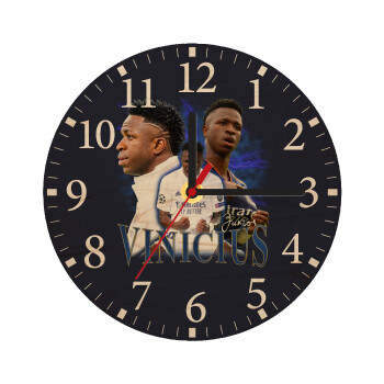 Vinicius Junior, Ρολόι τοίχου ξύλινο plywood (20cm)