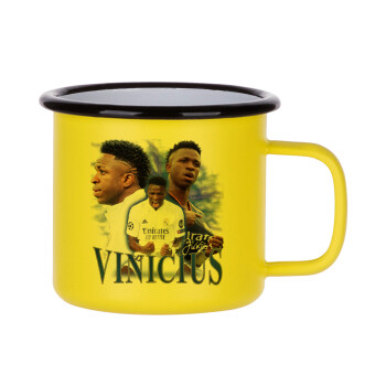 Vinicius Junior, Κούπα Μεταλλική εμαγιέ ΜΑΤ Κίτρινη 360ml