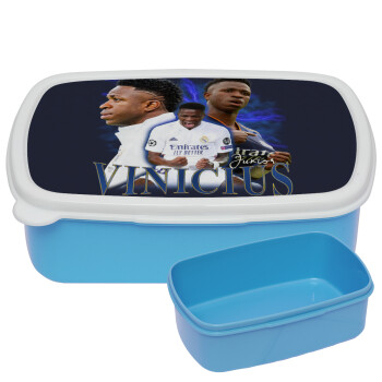 Vinicius Junior, ΜΠΛΕ παιδικό δοχείο φαγητού (lunchbox) πλαστικό (BPA-FREE) Lunch Βox M18 x Π13 x Υ6cm