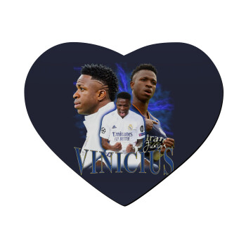 Vinicius Junior, Mousepad καρδιά 23x20cm